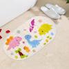 Tapete Antiderrapante de Banheiro Desenho Animado vaso sanitário vaso sanitário antiderrapante à prova d'água tapete de chão PVC não desbota tapete de banho infantil