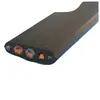 Cable plano flexible de goma de silicona antienvejecimiento, suministro de cable plano flexible, cable plano para grúa