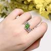 Anillo Colgante Cao Shi Flor Hoja Nueva Brazo Oscilante Cruz Pequeño Fresco Anillo Geométrico Anillo Diseño Hoja Anillo