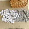 Roupas de verão coreanas para crianças nova camisa infantil de bolinhas para meninos e meninas de pequeno e médio porte bebê bolinhas coreana T blusa de manga curta