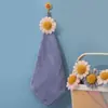 Toalla de mano suave absorbente linda caricatura toalla colgante secado rápido para secar manos tipo colgante baño toalla de mano cocina