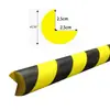 Venta al por mayor del fabricante Tiras Anticolisión de Poliuretano PU Negras y Amarillas Protección de Seguridad PU Advertencia Industrial Tiras de Espuma PU