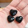 Bola de diamante incrustada con cuentas de cristal de pedrería, cuentas con agujero, cuentas espaciadoras, hechas a mano, material para colgante de pulsera de mano, accesorios de joyería DIY al por mayor