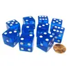 Suministro transfronterizo Suministros para bares y discotecas dados transparentes azul oscuro tamiz de dados ángulo recto accesorios de juegos de mesa de colores 19 mm