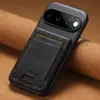Adequado para capa de celular Google Pixel 11 ProXL, 10 padrões de cera de óleo, alça elástica, porta-cartões, carteira, capa protetora de couro