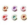 Accesorios de Resina al por Mayor Material DIY Hebilla de Zapato con Agujero Sombrero Pegamento Cremoso Parche para Mascotas Mini Rosquilla Ranura
