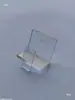 Gancho de Tablero Perforado Agujero Tubo Tira Clip Gancho Estante de Exhibición de Azulejos Colgante Patrón de Cristal Transparente Soporte Pieza de Resorte