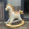 Ins Nuevo Caballo Mecedora Gigante Globo Foto Fiesta de Cumpleaños Película de Aluminio Decoración de Arreglo Infantil