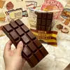Brinquedo Squishy Simulado de Bloco Grande de Chocolate Brinquedo de Alívio de Estresse com Rebote Lento Gadget de Alívio de Estresse para Escritório Brinquedo Fofo de Comida em Desenho Animado