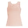 Camiseta Base Acolchada Cuello Cuadrado Sensación de Segunda Piel Zeriluna, Suave y Cómoda al Tacto, Ligera y Transpirable, Camiseta sin Mangas para el Día a Día Amigable con la Piel