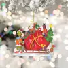 Colgante Creativo del Grinch Navideño Transfronterizo Decoración para Árbol de Navidad Colgante Acrílico Colgante para Espejo Retrovisor de Coche