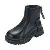 Botas de Invierno para Niñas 2026 Nuevas Botas Cortas Infantiles para Niñas, Botas de Piel para Niños Mayores, Estilo Británico Botas de Princesa Modernas