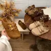 Nuevos Zapatos Casuales Cómodos para Mujer 2026, Otoño, Doble Botonadura, Uso Bidireccional, Planos, Tacón Oculto de Moda, Retro, Versátil, Ante