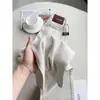 Jeans de Diseñador Color Albaricoque de Pierna Ancha para Mujer, Novedad Verano 2026 Cintura Alta Sueltos Adelgazantes Versátiles de Pierna Recta Largos hasta el Suelo