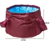 Cubeta Plegable Portátil para Viaje Cubeta para Lavar Pies Suministros de Viaje Cubeta para Exteriores Bolsa