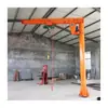 Fabricante directo transfronterizo grúa pluma de columna fija bzd 1 tonelada 2 toneladas 3 toneladas brazo giratorio eléctrico de 360 grados