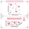 Múltiplos Estilos de Adesivos de Parede Florais Frescos em Aquarela para Sala de Estar, Quarto, Quarto de Crianças, Decoração de Parede de Fundo para Casa, Adesivos de Parede Autoadesivos