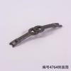Largo 56mm hebilla de cuero plata niebla cepillada hebilla de zapato hebilla de pasador accesorios para equipaje accesorios zapato flor fundición a presión mayoreo