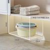 Estante para Lavabo Colgante para Inodoro Estante de Almacenamiento Inferior para Lavabo Gabinete de Baño para Inodoro Almacenamiento para Lavabo Estante de Almacenamiento