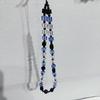 Estilo Ins Moda Tendencia Kendall Kendou Jennie Kim Zhini Mismo Estilo Cuadrado Cristal Cadena para Teléfono Móvil Cadena para Teléfono Móvil