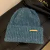 Gorro de lana de punto para otoño e invierno, gorro frío, circunferencia de cabeza grande, gorro de lana tejido, protección para las orejas, todo lo combina, gorro cálido para exteriores, invierno para niños