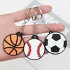 Llavero de Fútbol de PVC Nuevo Transfronterizo Colgante de Balón Creativo Decoración de Maleta Regalo Promocional Llavero