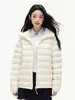 Casaco de inverno Luotuo mesmo estilo 90% plumas de pato jaqueta de plumas feminina para atividades ao ar livre anti-vazamento de plumas impermeável quente com capuz casaco de plumas masculino