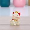 Enfeites de gato da sorte artesanato em resina decoração de carro criativo fofo presente para casa presente de escritório novo homens