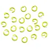 Llavero de anillo de plástico de colores Accesorios para abalorios DIY Colgante de anillo de resorte Gancho de campana Materiales para cadena de teléfono móvil