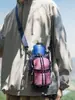 Bolsa para Botella de Agua con Cordón de Contraste de Color 2026, Bolso Cruzado Único y Elegante para Exteriores para Acampar y Senderismo, Moderno Bolso para Guardar el Teléfono