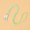 Cordón para Teléfono Móvil, Cruzado al Cuerpo, Colgante para Cuello, Tejido a Mano en Nylon para Muñeca, Antiperdida, Hecho a Medida, Hebilla Metálica de Color Contrastante, Estilo Largo Ajustable, Uso de Tres Vías