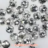 Pedras de Strass de Vidro Pontiagudas de Alta Qualidade para Mini Nail Art, Decorações de Strass Brilhantes Brancas de Formato Irregular para Nail DIY, Pedras de Strass Irregulares em Forma de Coração para Unhas