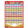 Alfabetización para Bebés Impermeable Silencioso Mural Educativo Infantil Temprano Reconocimiento de Imágenes Pinyin Mural Iluminación Cognitiva Unilateral