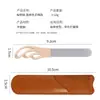 Lima de uñas antideslizante de acero inoxidable de alta venta transfronteriza, tira pulidora, lima de uñas de doble cara y cuatro caras, herramienta de lima para manicura al por mayor