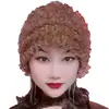 Nuevo Estilo Belleza Gasa Elástica Encaje Tocado para Cubrir Cabello Blanco y Controlar Cabello Suelto, Sombrero en Capas, Moda Hogar Transpirable Sombrero Pequeño