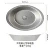 Estilo Industrial Antigo Retrô Prato de Metal para Bolo Lanche Petisco Bandeja de Aço Inoxidável Prato para Churrasco ao Ar Livre Louça Ocidental