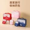 Bolsa Transparente Personalizada para Remédios Bolsa Impermeável de PU para Armazenamento de Medicamentos Bolsa Médica Doméstica Kit de Primeiros Socorros Portátil para Viagem