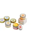 Velas Aromáticas de Cera de Soja com Flores Secas Transfronteiriças? Lembrancinhas de Casamento, Presentes de Aniversário, Incenso de Rosa com Aroma Floral