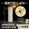 Tubo de Escape para Calentador de Agua Extra Grueso Acero Inoxidable 304 Estufa de Calefacción Exterior Accesorios para Estufa de Leña Codo Completo para Tubo de Chimenea