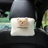 Almohadilla para el Hombro del Cinturón de Seguridad de Coche de Dibujos Animados Lindo Oso Cordero Terciopelo Coche Anti-Cuello Almohadilla para el Hombro del Cinturón de Seguridad Cubierta Protectora