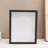 Moldura de foto de flor seca estéreo DIY mesa decorativa artesanal de borboleta moldura de espécime estéreo oco transparente