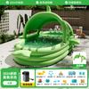 Piscina Inflable de Tiburón para Nadar Piscina para Niños en el Patio de Casa Piscina al Aire Libre Piscina de Juegos para Adultos y Niños Piscina para Chapotear Patio Rural