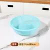 Cesta de Lavar Legumes para Cozinha Cesta Doméstica para Escorrer Frutas Cesta Redonda para Frutas Cesta de Escorrer para Pia Peneira de Plástico Cesta de Lavar Arroz