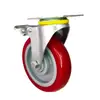 Ruedas de Poliuretano de Tamaño Mediano de 3 Pulgadas 4 Pulgadas 5 Pulgadas, Super Resistentes al Desgaste, con Frenos, Direccionales, Adecuadas para Carros y Aplicaciones Médicas