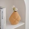Florero de Almohada Transfronterizo Personalizado Adornos de Cerámica Florero Cerámica Artesanías de Alta Gama Decoración del Hogar Ventas Directas de Fábrica