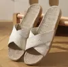 Venta Directa de Fábrica de Zapatillas de Lino de Estilo Étnico, Transpirables, Absorbentes de Sudor, para Uso Diario Casual en Casa y al Aire Libre con Suelas Suaves