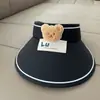 Proteção solar infantil chapéu de sol chapéu de verão chapéu de proteção solar Meninos meninas urso chapéu de proteção solar infantil chapéu proteção UV