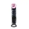 Pene Sin Huevo Transparente Jj Silicona Cristal Artificial Grande, Mediano y Pequeño Masturbador Femenino Juguete Sexual