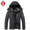 Traje de montañismo de invierno para hombre de venta caliente transfronteriza, chaqueta de algodón a prueba de viento e impermeable, chaqueta de esquí para hombre, pesca para hombre