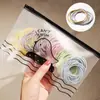 Cuerda para el Cabello de Alta Gama Coreana de Alta Elasticidad Goma Elástica Diadema Negra Lazo para el Cabello Sin Costuras Accesorios para el Cabello Duraderos Accesorios para la Cabeza Venta al Por Mayor